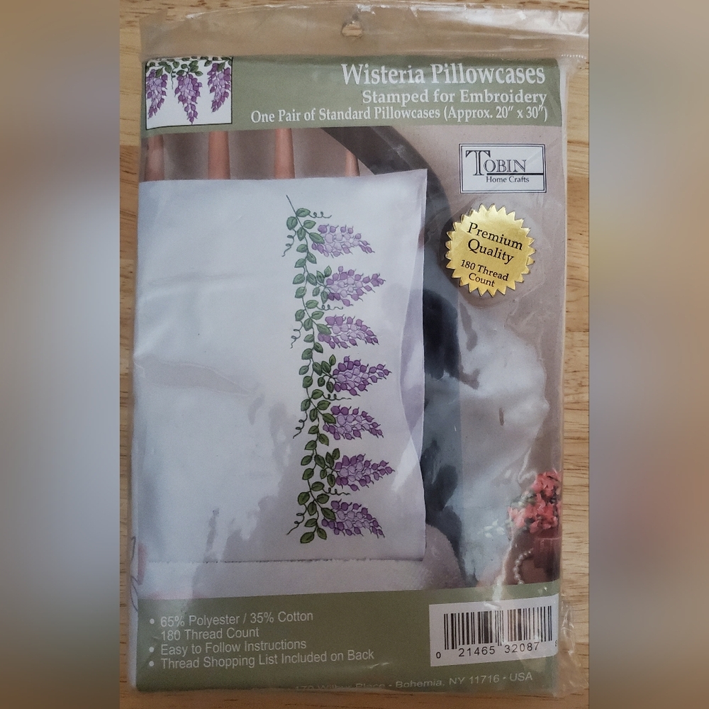 Tobin Home Crafts Wisteria Pillowcases
